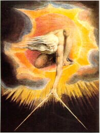 William Blake : L'Ancien des Jours. Le Grand Architect de l'Univers. ('Europa', 1794).
